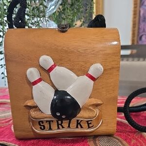Timmy Woods Bowling Themed Shoulder Bag